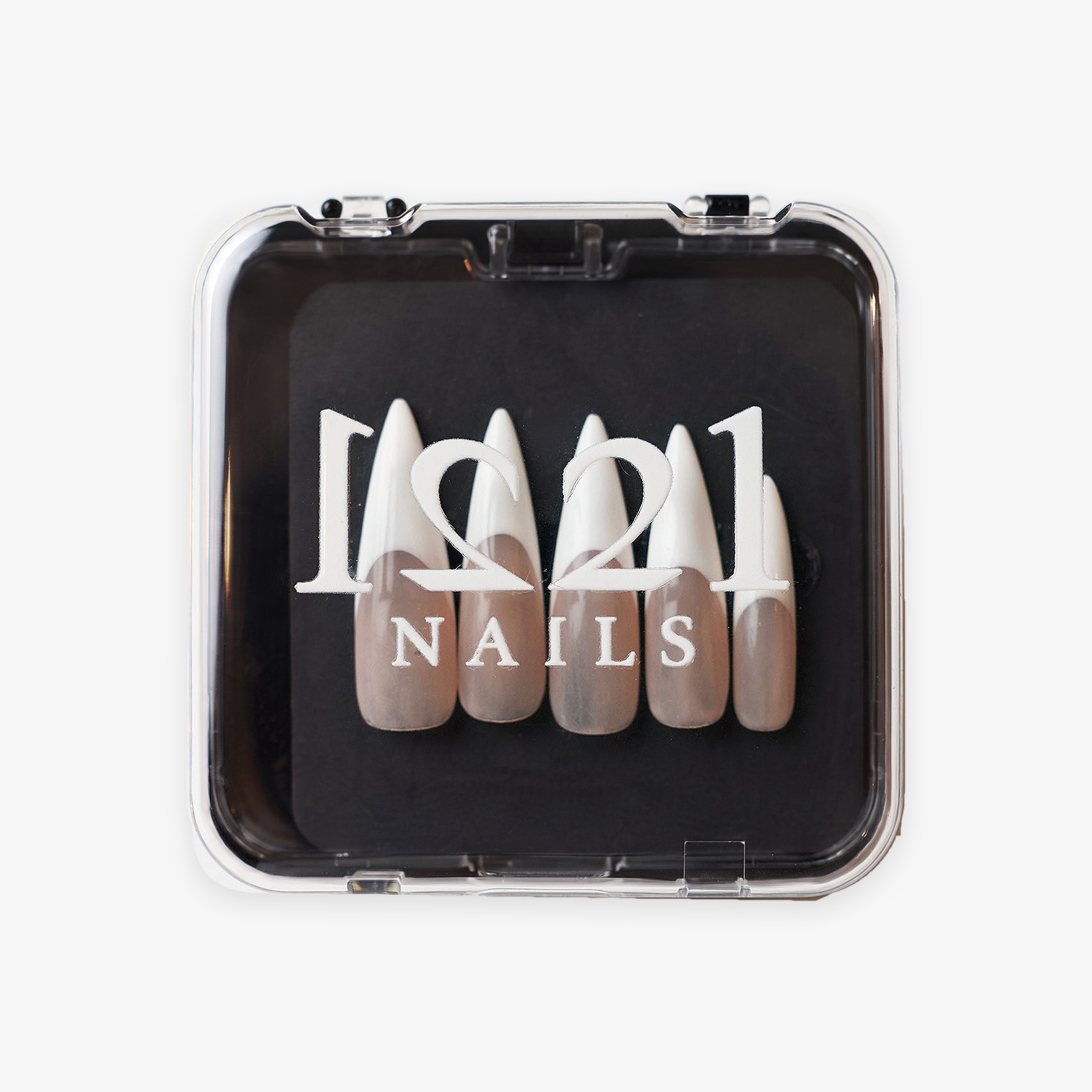 Frenchies nails in their case
